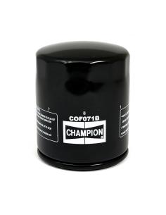 CHAMPION BLACK SPIN-ON OIL FILTER 5 MICRONS