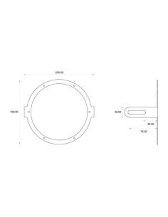 PROTECTOR WITH 3 LENSES FOR C-RACER HEADLAMPS Nº3 2