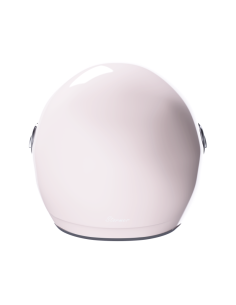 Capacete Jet Clyde Rosa Pálido Brilhante – Design Retro e Óculos Solares | Iguana Custom 2