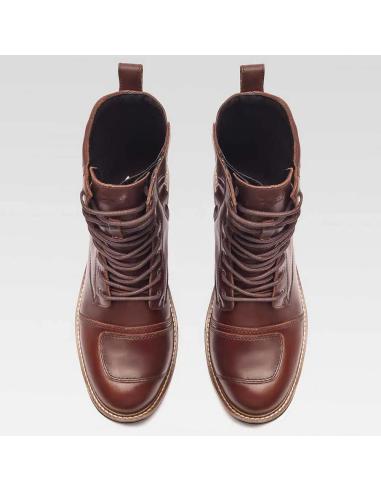 XPD X-Nashville H2Out Brown Boots | Café Racer Style and CE Protection