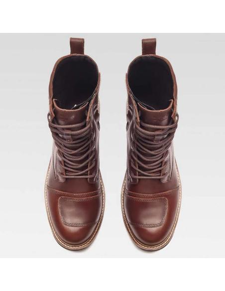 XPD X-Nashville H2Out Brown Boots | Café Racer Style and CE Protection