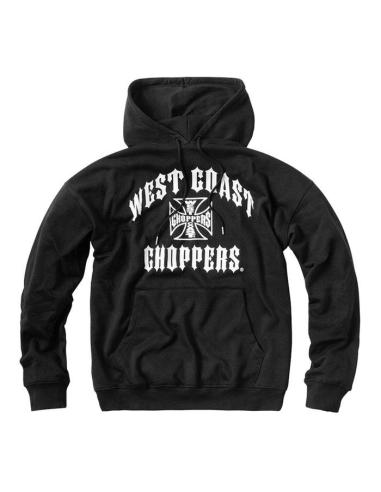 Felpa WCC Iron Oversized Nera con cappuccio