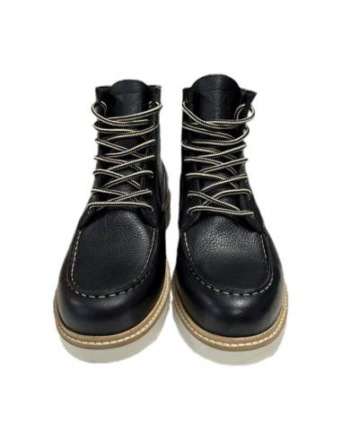 Botas WCC Rigid Tumbled Black de Couro