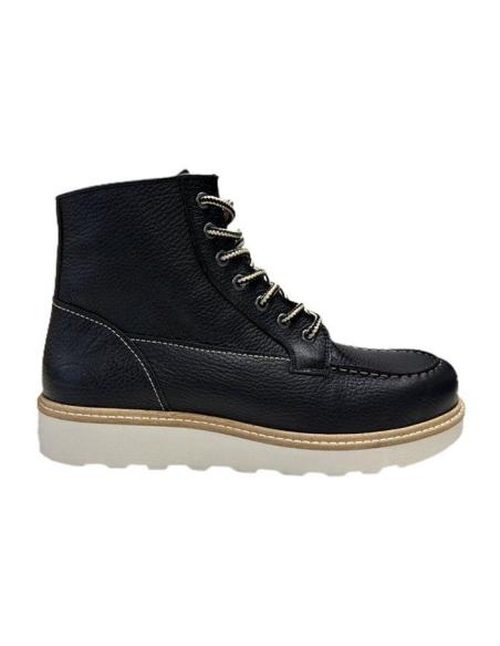 Bottes WCC Rigid Tumbled Black en Cuir