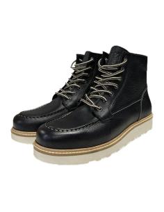 Botas WCC Rigid Tumbled Black de Couro