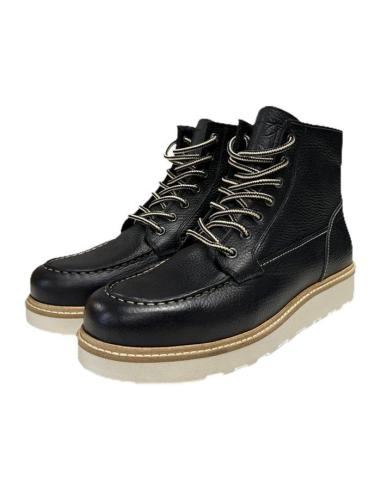 Botas WCC Rigid Tumbled Black de Couro