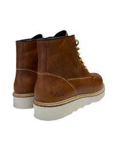 Stivali WCC Rigid Cognac in pelle fatti a mano 2