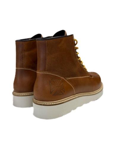 Handmade WCC Rigid Cognac Leather Boots