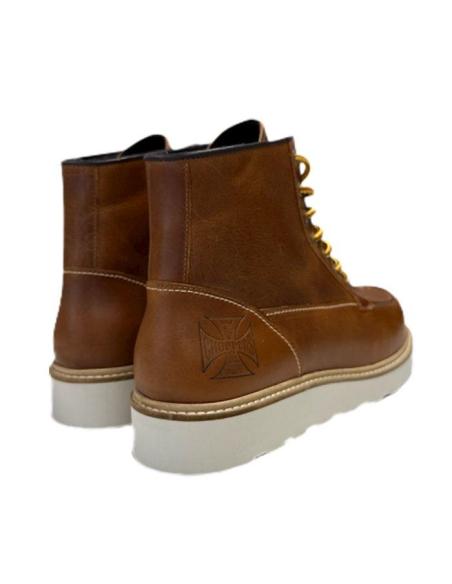 Bottes WCC Rigid Cognac en cuir faites à la main