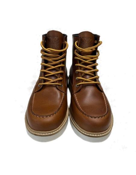 Botas WCC Rigid Cognac de cuero hechas a mano