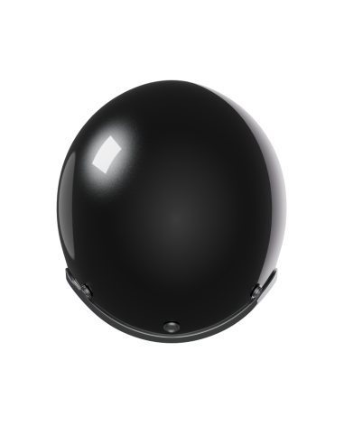 Casco Jet Retrò Nero Perlato ECE 2206 | Leggero ed Elegante | Iguana Custom