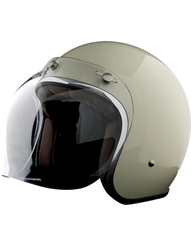 Tela Bolha Transparente Universal para Capacete Jet | Estilo Retrô e Proteção