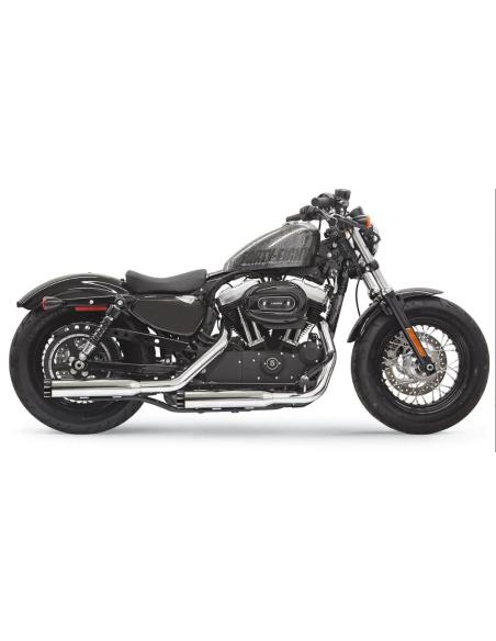 SILENCIADORES SLIP-ON FIREPOWER SERIES 3" PARA HARLEY-DAVIDSON SPORTSTER 2014-2020 CROMO/NEGRO