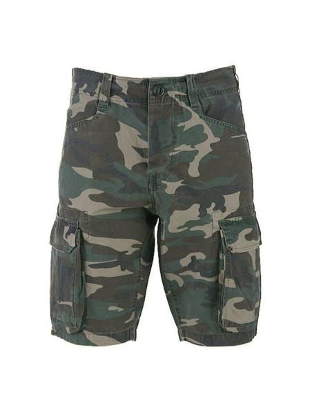 calções cargo Army Surplus woodland stonewashed