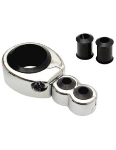 Abraçadeiras duplas swivel cromadas Motion Pro 2