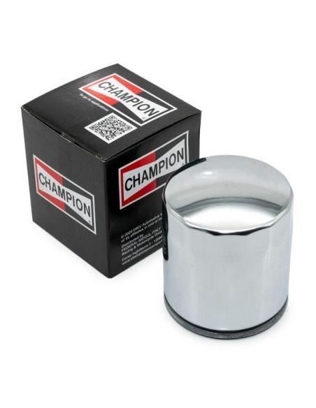 CHROME SPIN-ON OIL FILTER OEM63796-77A CHAMPION