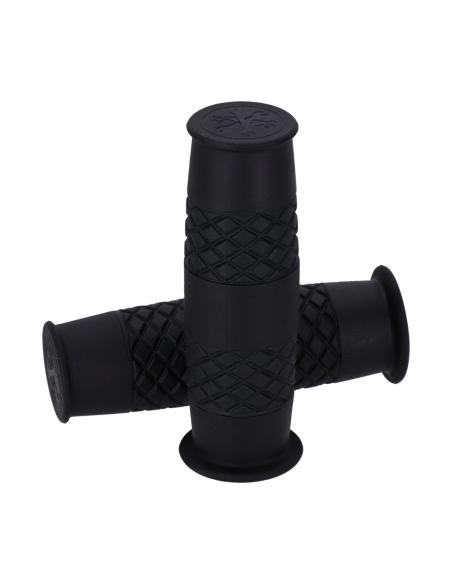 Poignées 13 1/2 Outlaw noires Ø1” – Style Custom