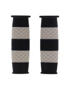 Puños 13 1/2 Outlaw negro/blanco Ø1” – Classic Style 2