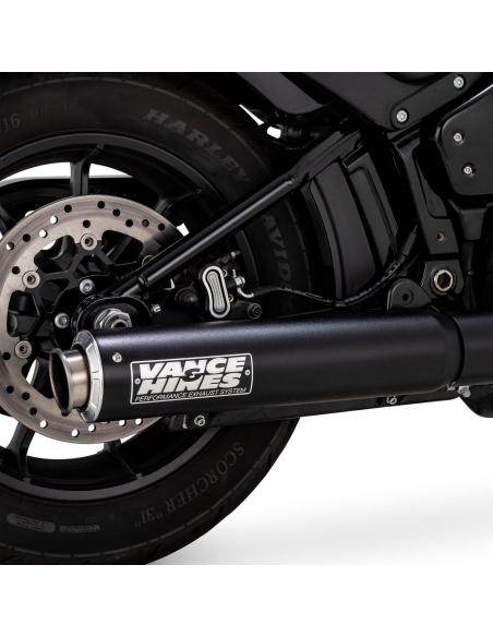 Escape Supersport Slip-On Softail 2-1 Wrinkle Black