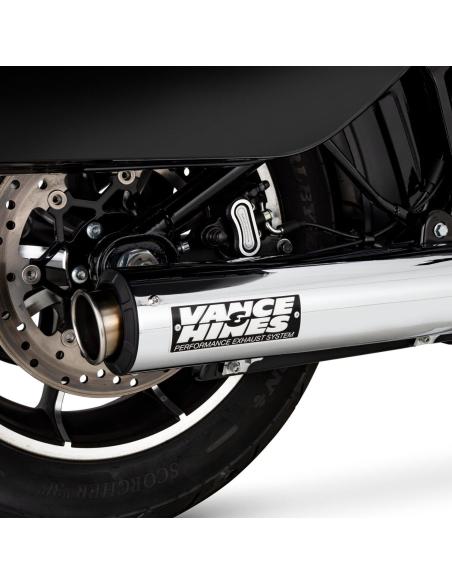 V&H Supersport Chrome Slip-On – Softail 2-1 2025
