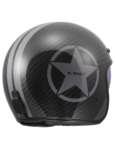 LS2 OF601 BOB II Carbonio Grey Star Jet – ECE 22.06