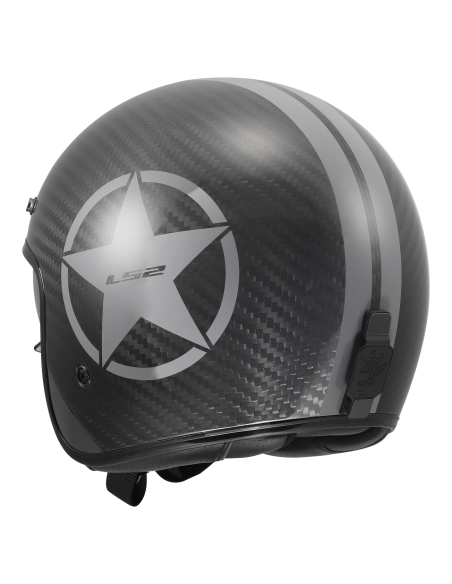 LS2 OF601 BOB II Carbonio Grey Star Jet – ECE 22.06