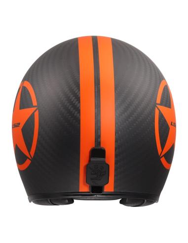 LS2 OF601 BOB II Carbon Orange Star Jet – ECE 22.06