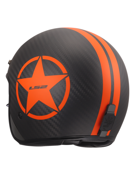 LS2 OF601 BOB II Carbonio Orange Star Jet – ECE 22.06