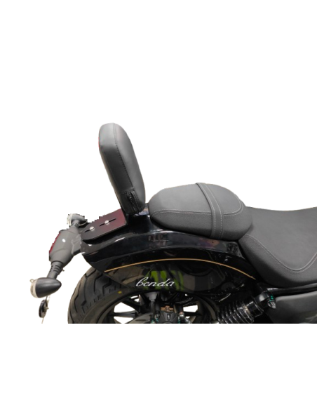 BLACK BACKREST WITHOUT RACK FOR BENDA CHINCHILLA 500