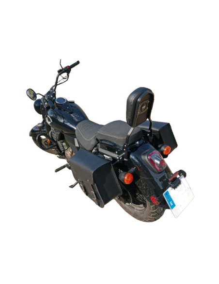 SCHIENALE NERO SENZA PORTAPACCHI PER RENEGADE COMMANDO 125/300