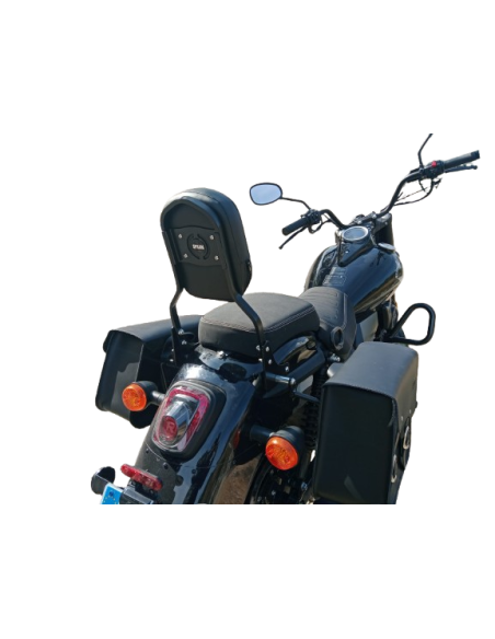 SCHIENALE NERO SENZA PORTAPACCHI PER RENEGADE COMMANDO 125/300