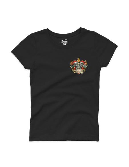 Camiseta Mulher Iguana Custom Love For Motorcycles | Dia dos Namorados