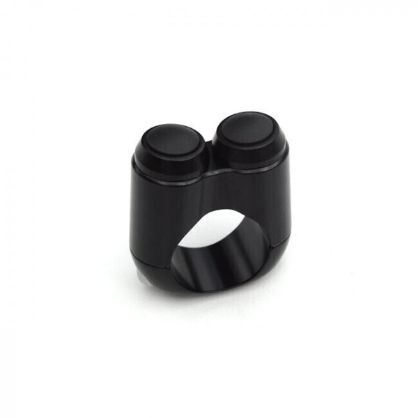 25MM (1 ") BLACK TWO-PUSH BUTTON CLAMP