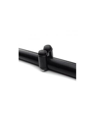 PINCE À DEUX BOUTONS POUR GUIDON NOIR 25MM (1")