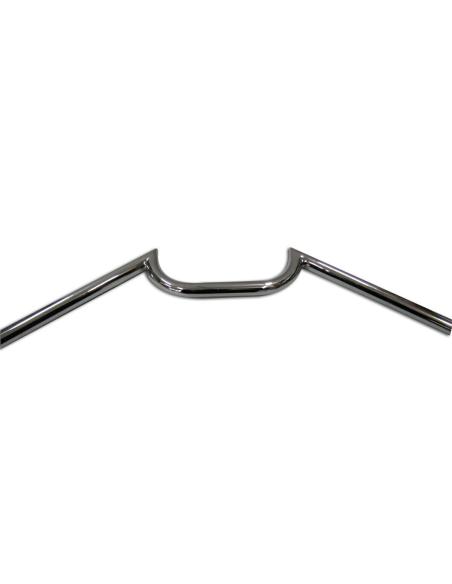 HANDLEBARS, CHROMED-CHROME-PLATED COFFEE WITH NOTCHES