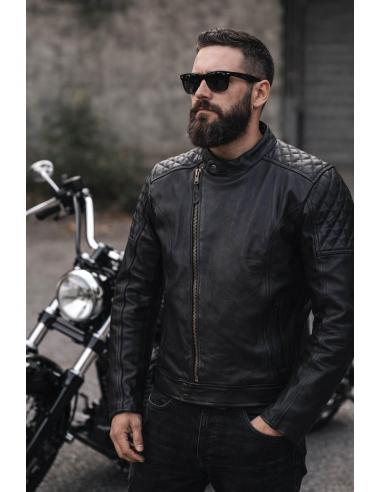 ENTHUSIASM LEATHER JACKET BY IGUANA CUSTOM COLLECTION