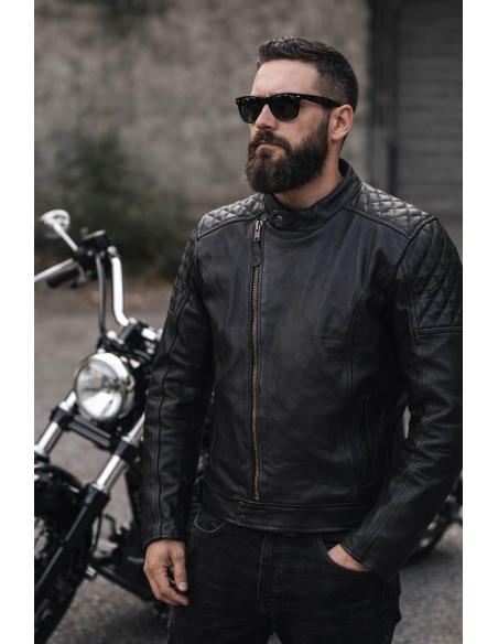 ENTHUSIASM LEATHER JACKET BY IGUANA CUSTOM COLLECTION