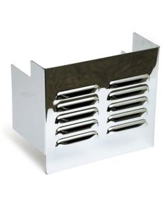 Tampa da Bateria Louvered Cromada Harley FX Sportster