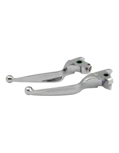 Chrome Wide Blade Levers for Harley Touring 2014-2016