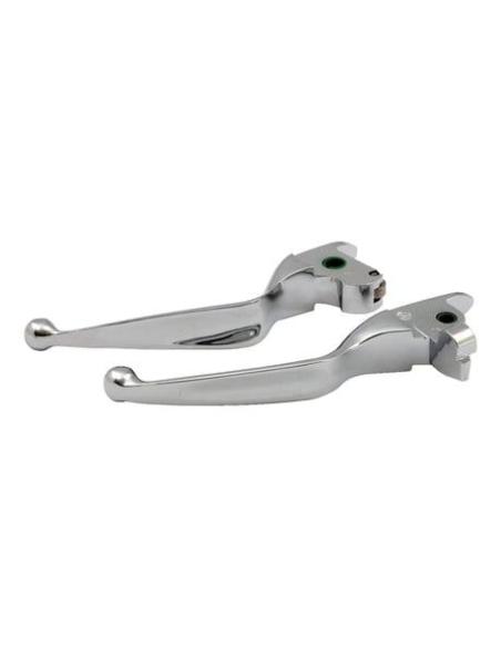 Chrome Wide Blade Levers for Harley Touring 2014-2016
