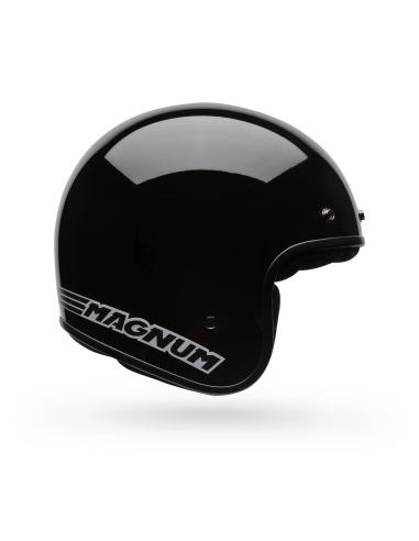 Casco Jet Bell Magnum Solid Nero Vintage DOT/ECE 22.06