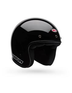 Casco Jet Bell Magnum Solid Nero Vintage DOT/ECE 22.06 2