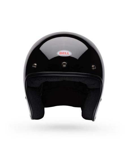 Casco Jet Bell Magnum Solid Nero Vintage DOT/ECE 22.06