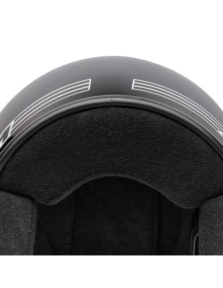 Bell Magnum Solid Black Vintage Jet Helmet DOT/ECE 22.06