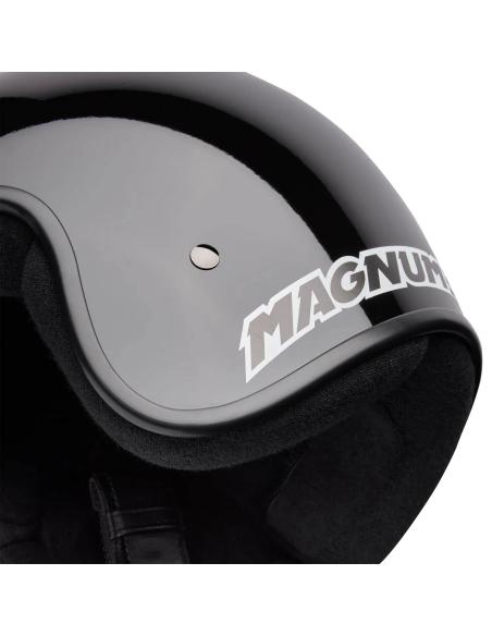 Bell Magnum Solid Black Vintage Jet Helmet DOT/ECE 22.06