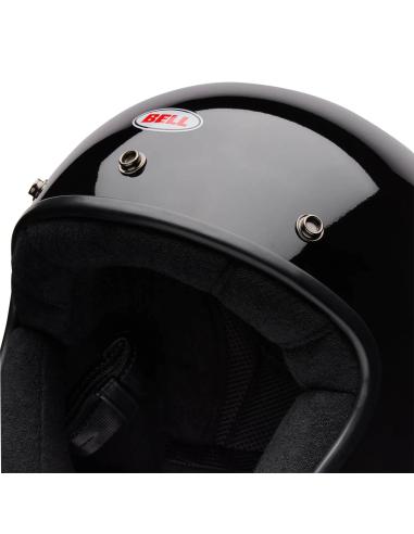 Bell Magnum Solid Black Vintage Jet Helmet DOT/ECE 22.06
