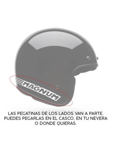 Casco Jet Bell Magnum Solid Nero Vintage DOT/ECE 22.06