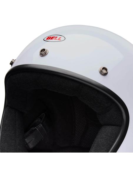 Casco Jet Bell Magnum Bianco Ice Gloss DOT/ECE 22.06