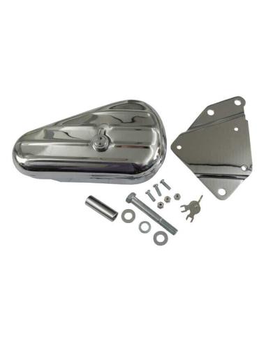 Comprar Caja De Herramientas Derecha Cromada "Teardrop" Con Soporte a precio de oferta