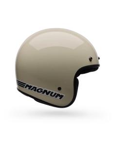 Casco Jet Bell Magnum Bianco Spaccato Vintage ECE 22.06 2